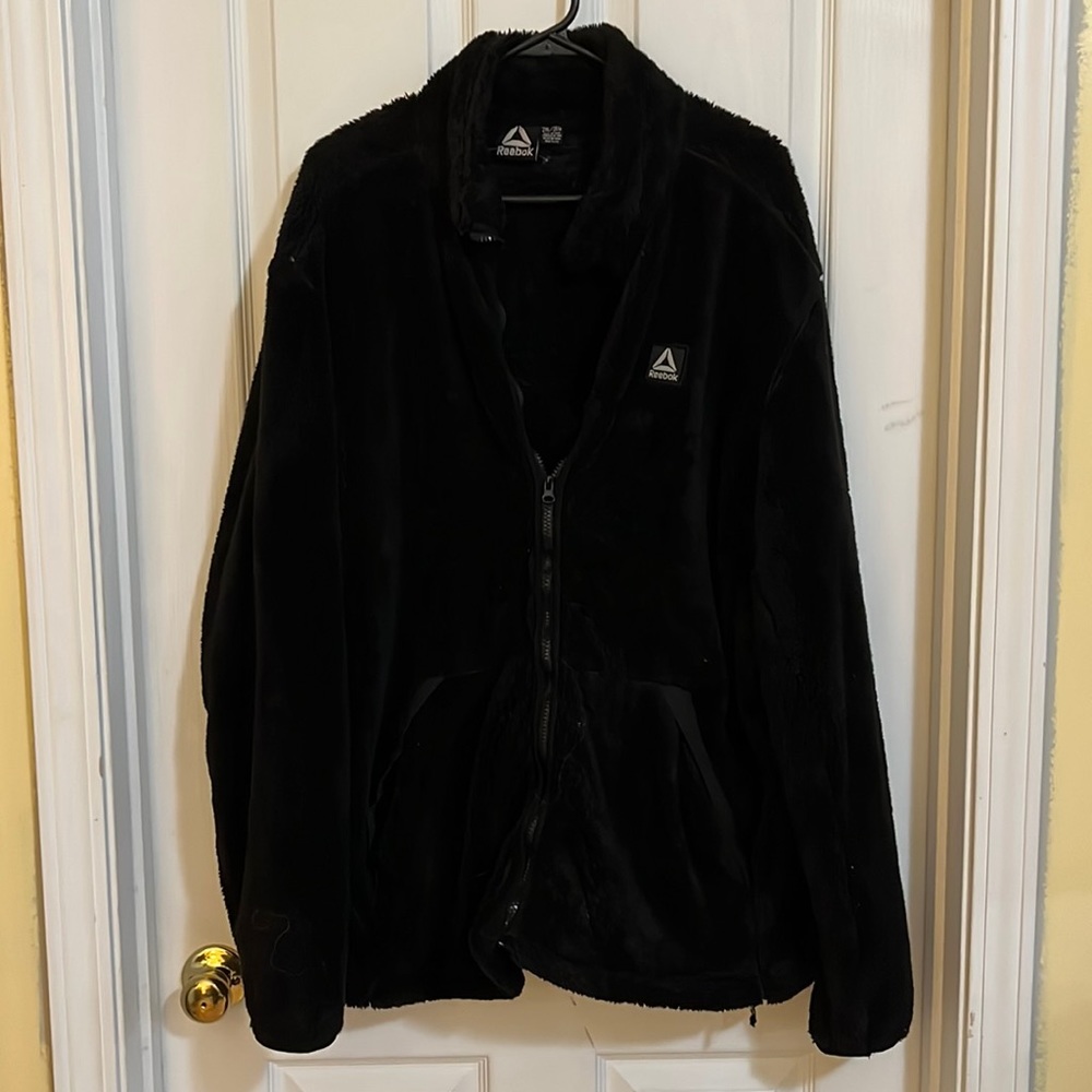 Black Sherpa style jacket